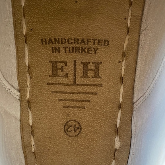 EH Handcrafted Women's Brown Leather Lace-Up Grounding Shoes - Picture 4 of 8